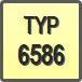 Piktogram - Typ: 6586